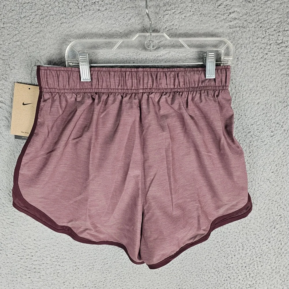 Nike Shorts Womens S Burgundy Tempo Dri-FIT Running HM6096-653 Athletic New